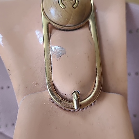 Authentic chanel wooden heel sandal size 8 - Picture 3 of 11